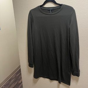 Forever 21 Green Long Sleeve Dress